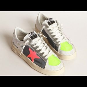 RARE Ltd Edition Neon Golden Goose Stardan Sneaker